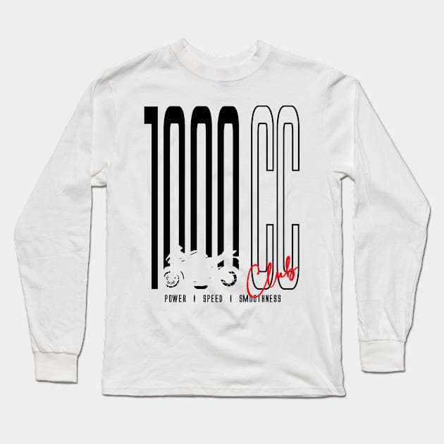 1000 CC Club Fireblade Long Sleeve T-Shirt by TwoLinerDesign